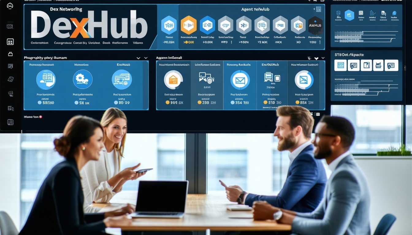 Agent networking on DexHub platform